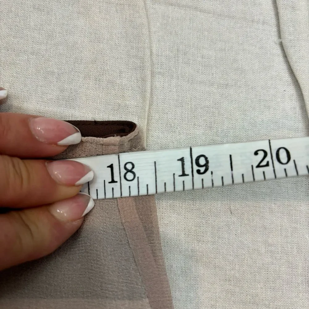 Vintage Ladies Tracey M. brand Ombré Brown Silk‎ Shift Dress Size Large - Picture 8 of 10